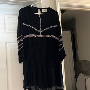 Ba&sh Colombre Dress, Color Carbon, Size Large